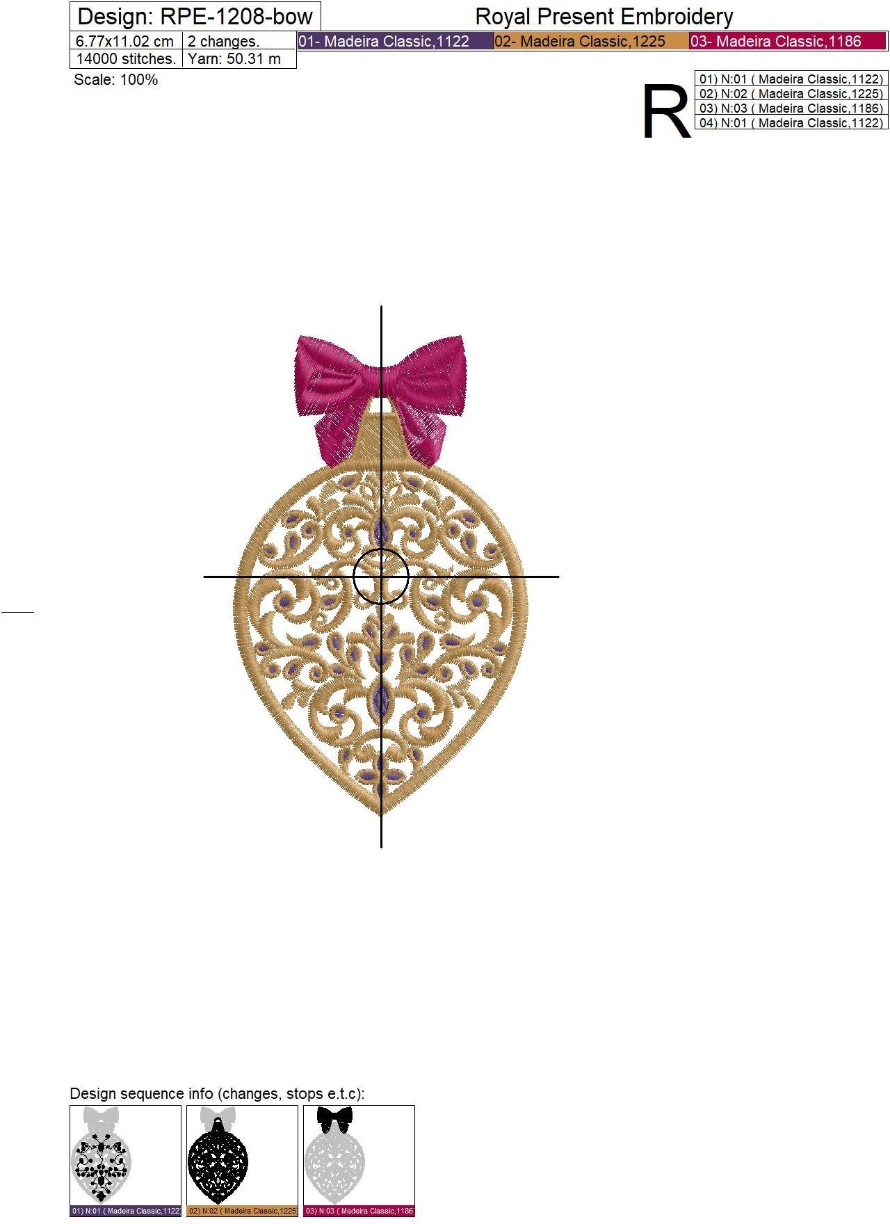 Free Machine Embroidery Design Christmas Tree Toy