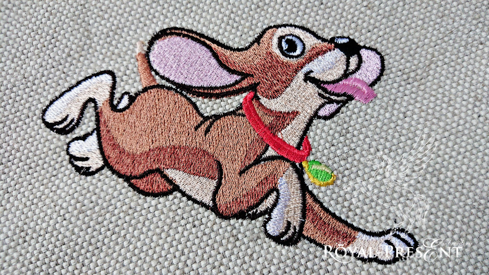 Machine Embroidery Designs Cute Fun Puppy - 3 sizes
