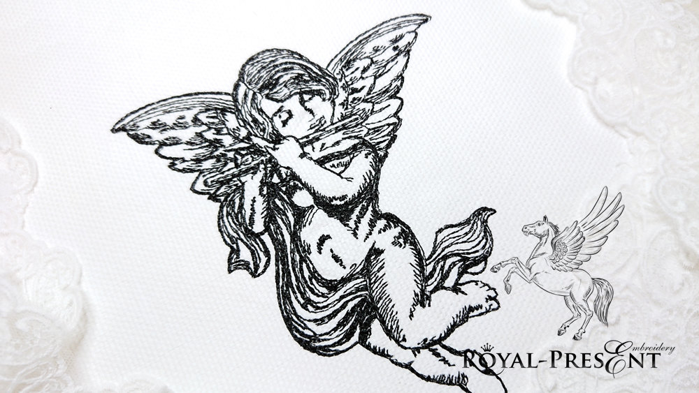 Machine Embroidery Design Querubín