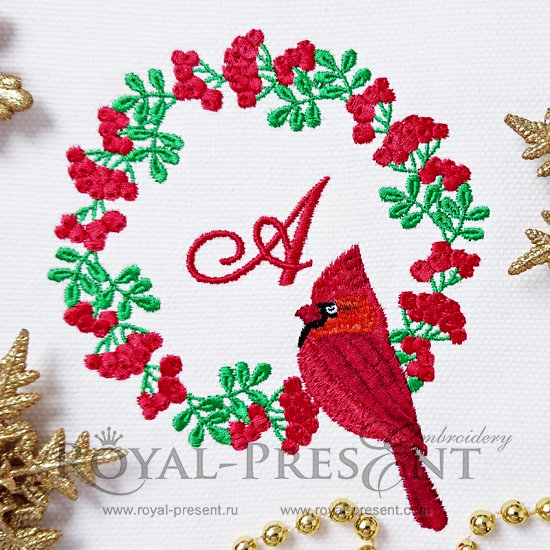Machine Embroidery Design Rowan frame - 3 sizes RPE-235-01