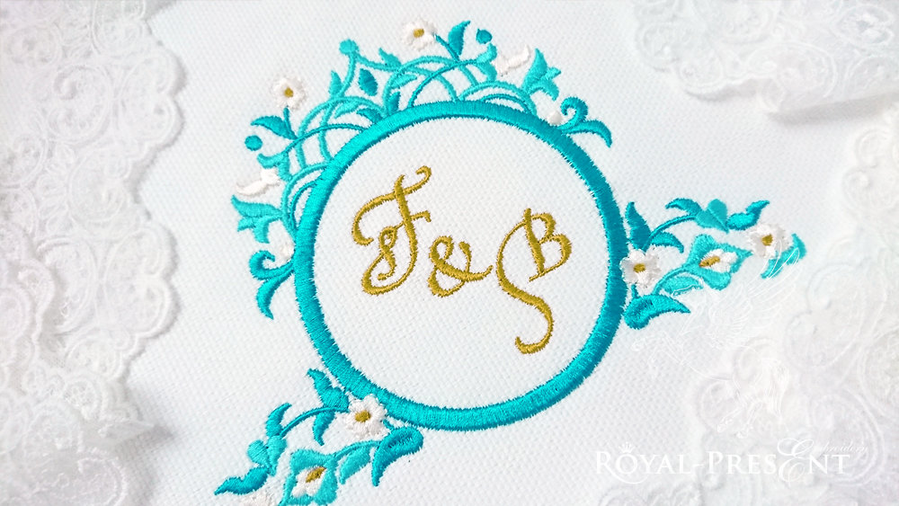 Traditional Arabic Machine Embroidery Design