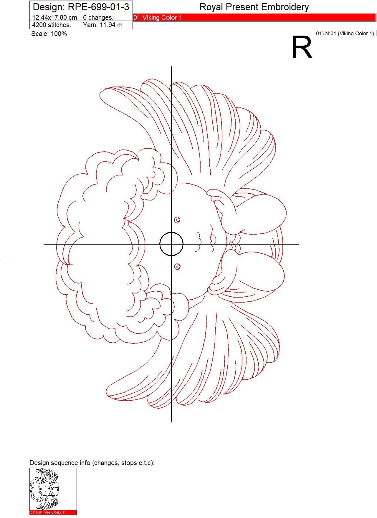 Redwork Machine Embroidery Designs St. Valentine´s Angels - 3 sizes