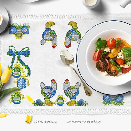 Easter set Cross-stitch Machine Embroidery Designs RPE-293