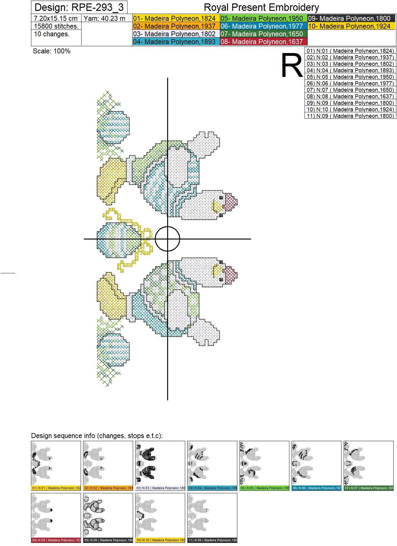 Easter set Cross-stitch Machine Embroidery Designs