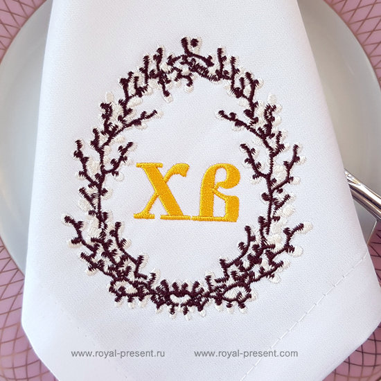 Spring Willow Egg Embroidery Design - 3 sizes RPE-1254