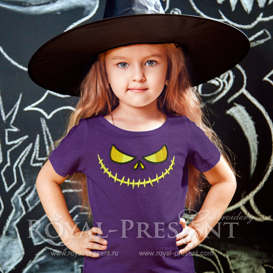 Happy Halloween Machine Embroidery Design - 4 sizes RPE-1067