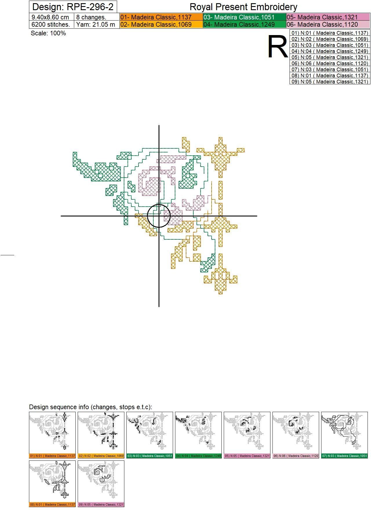Elegant ornaments Cross-stitch Machine Embroidery Designs