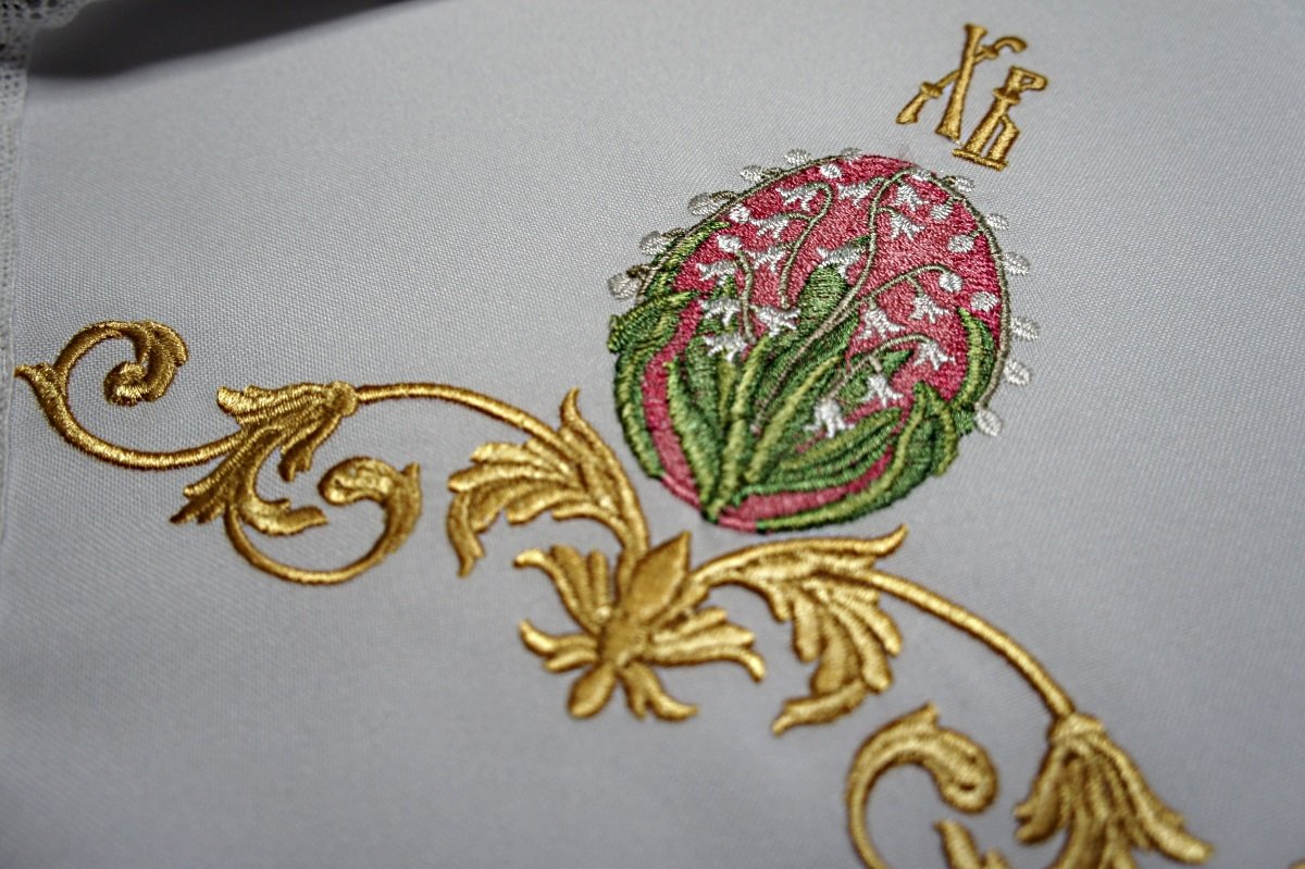 Machine Embroidery Design Faberge Egg - 3 sizes
