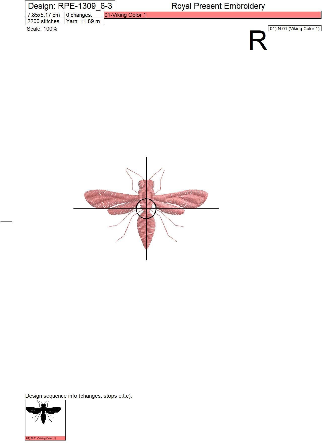 Insects machine embroidery designs
