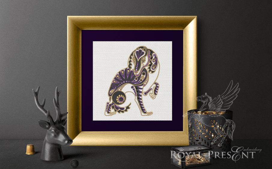 Machine Embroidery Design Dog - Chinese horoscope animal sign