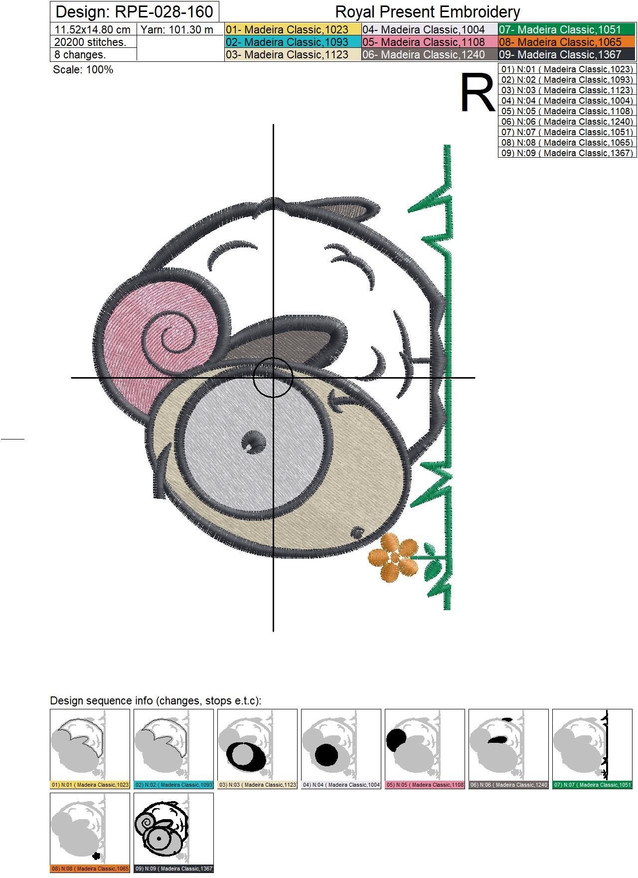 Appliqué Machine Embroidery Design Lamb