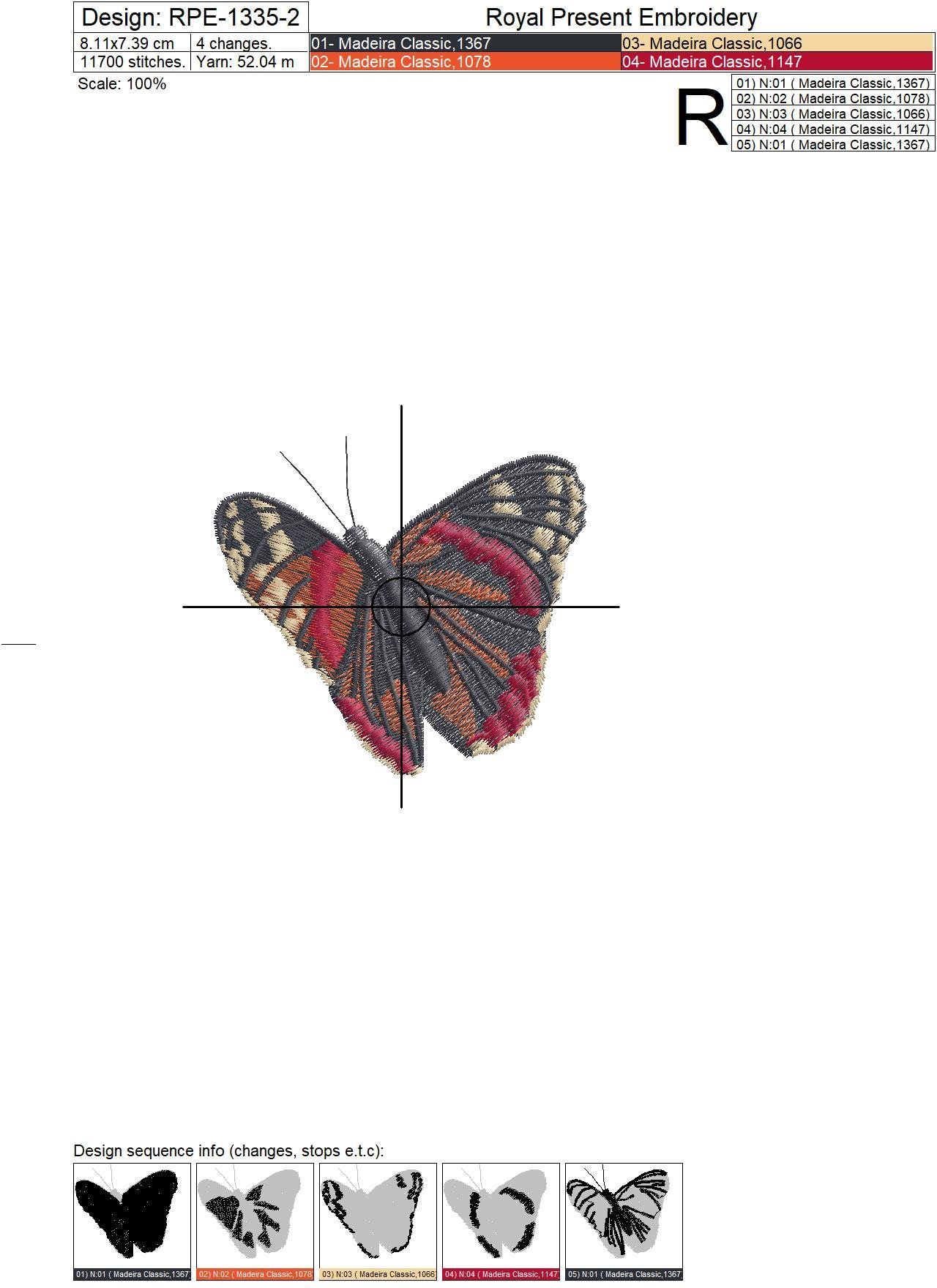 Butterflies Machine embroidery designs