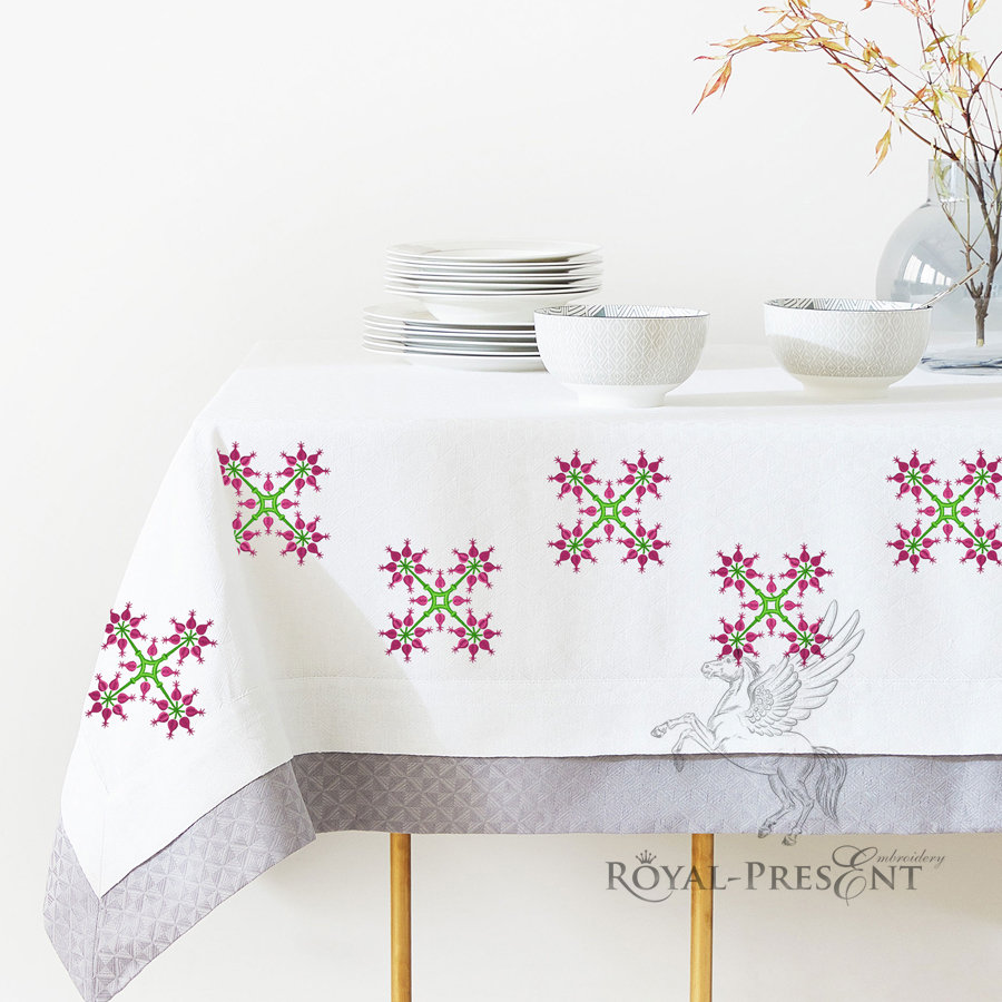 Free Dog-Rose Fruit Machine Embroidery Pattern - 2 sizes RPE-1355