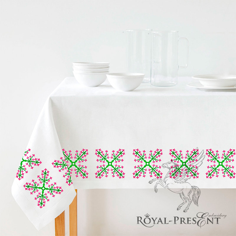 Free Floral Quilt Machine Embroidery Pattern - 2 sizes RPE-1356