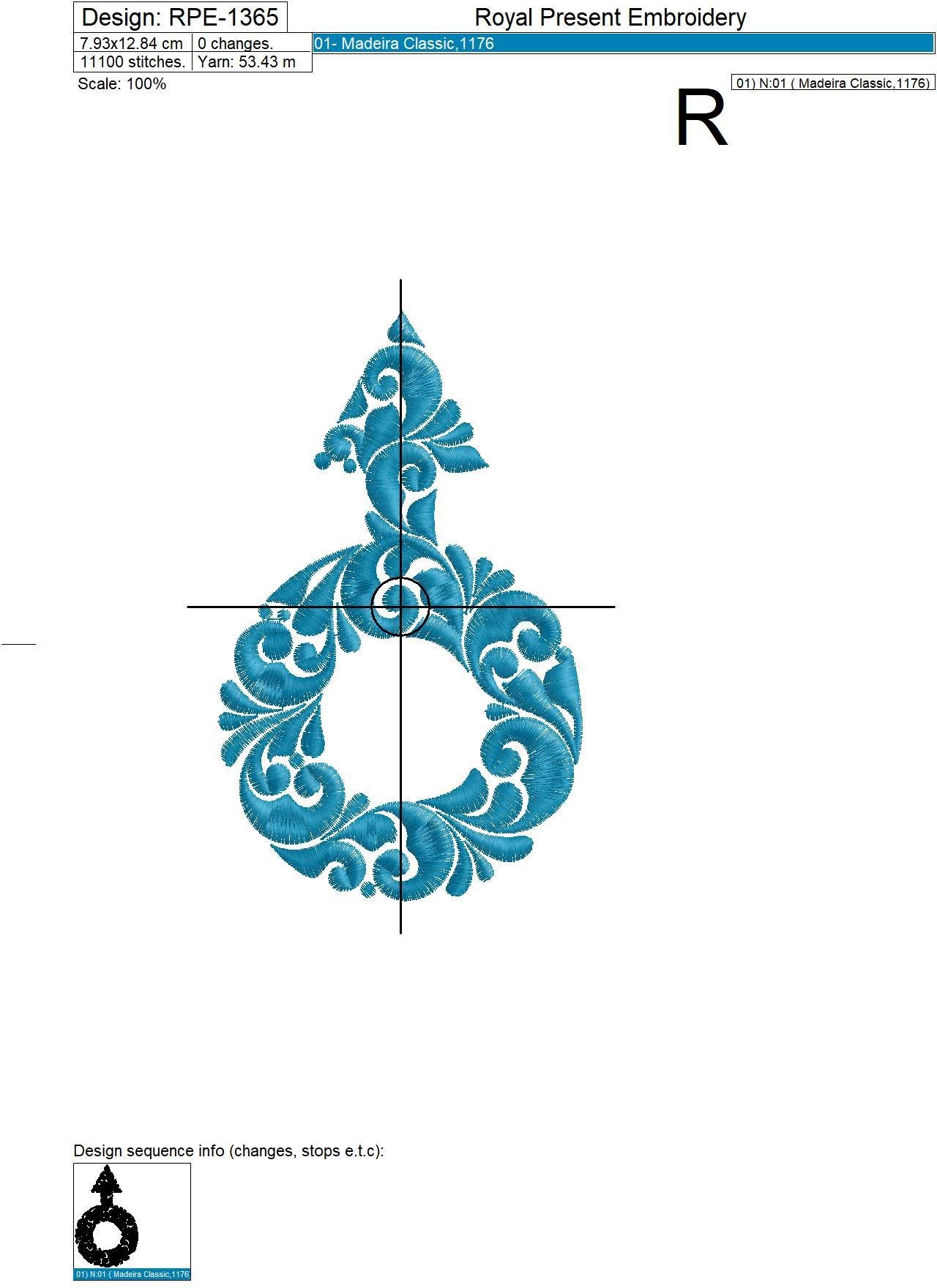 Female and Male symbols Machine Embroidery Designs