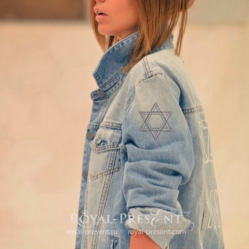 Star of David Machine Embroidery Design Judaism Symbol Star of David Machine Embroidery Design Judaism Symbol