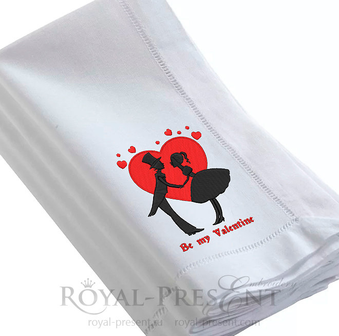 Valentine's Day Machine Embroidery design RPE-795