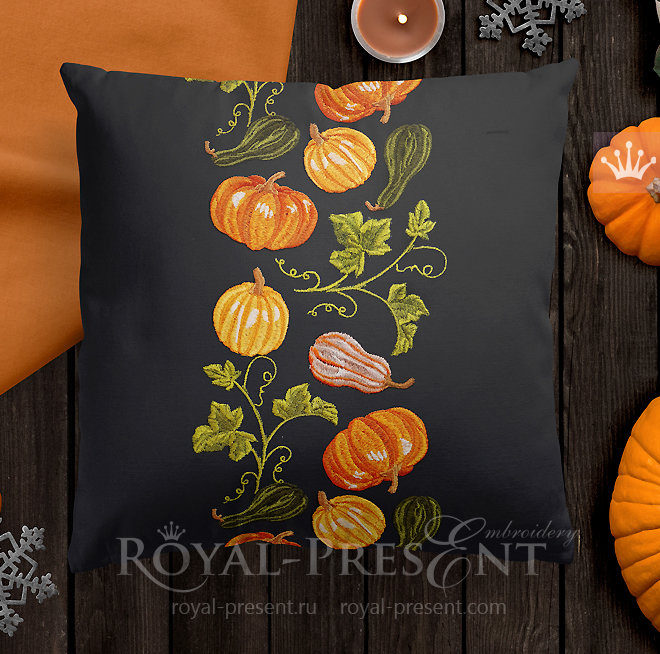 Pumpkins Machine Embroidery Designs set RPE-325