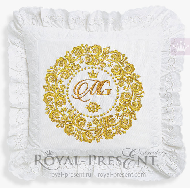 Wedding Frame Machine Embroidery Design - 5 sizes
