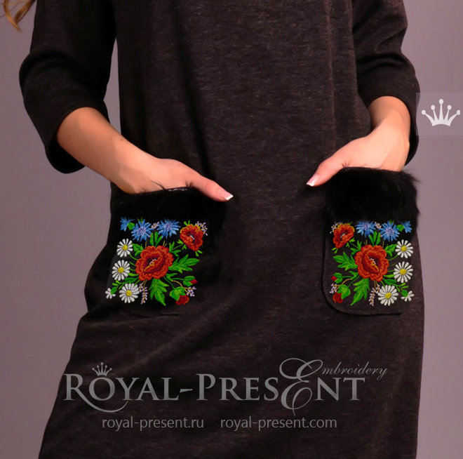 Machine Embroidery Design Estonian Folklore Pattern - 3 sizes RPE-331