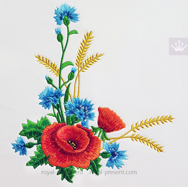 Muhu art Machine Embroidery Design - 4 sizes RPE-072
