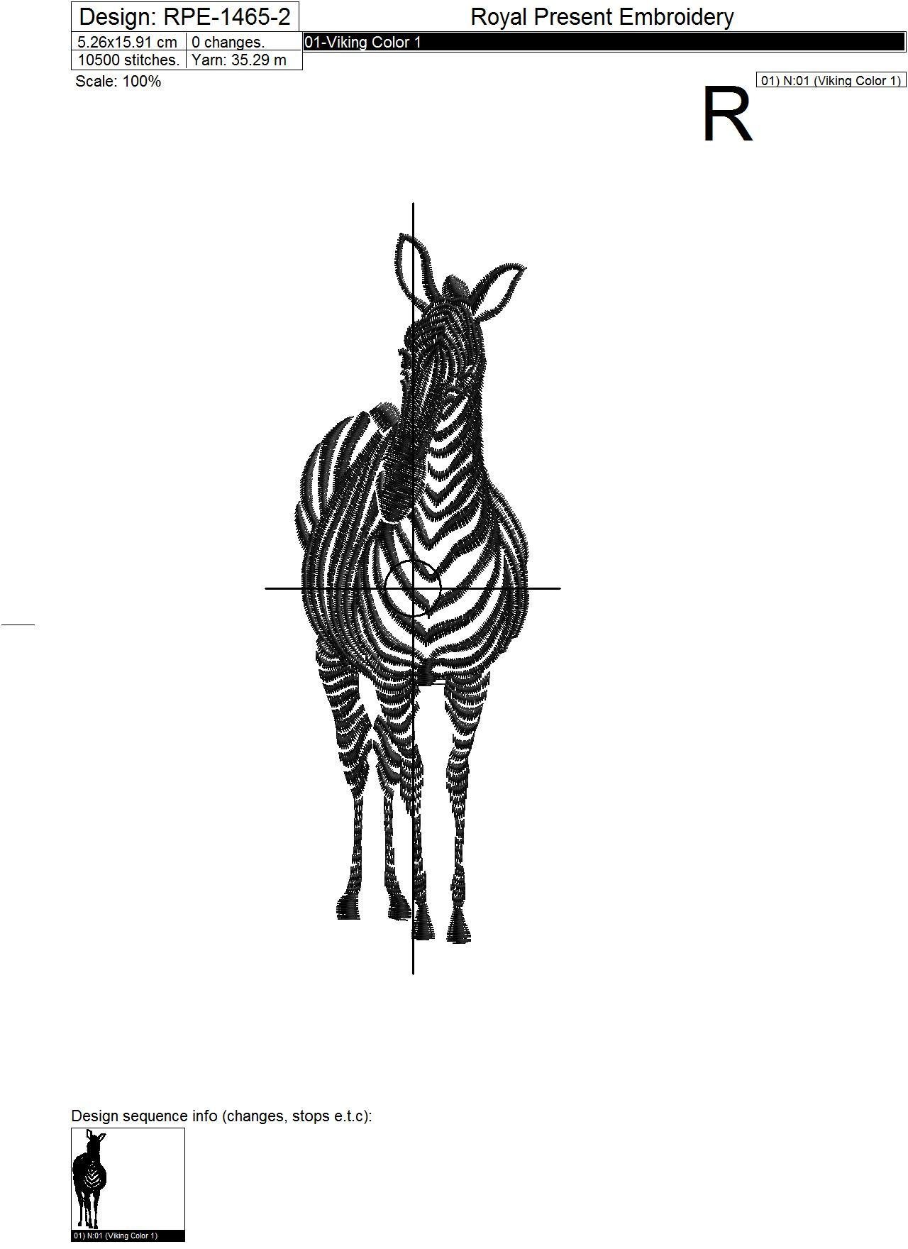 Zebras Machine Embroidery Designs - 6 in 1
