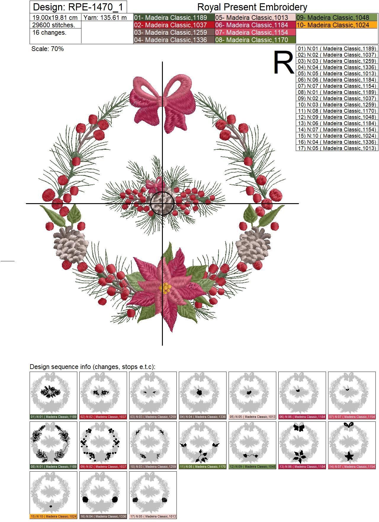Christmas Festive Machine Embroidery Designs