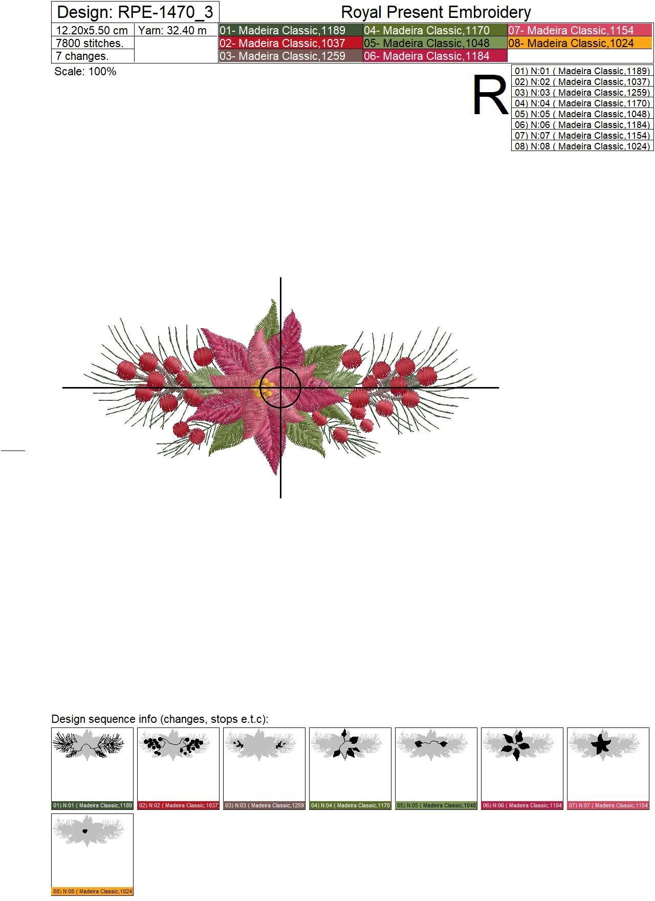Christmas Borders Machine Embroidery Designs