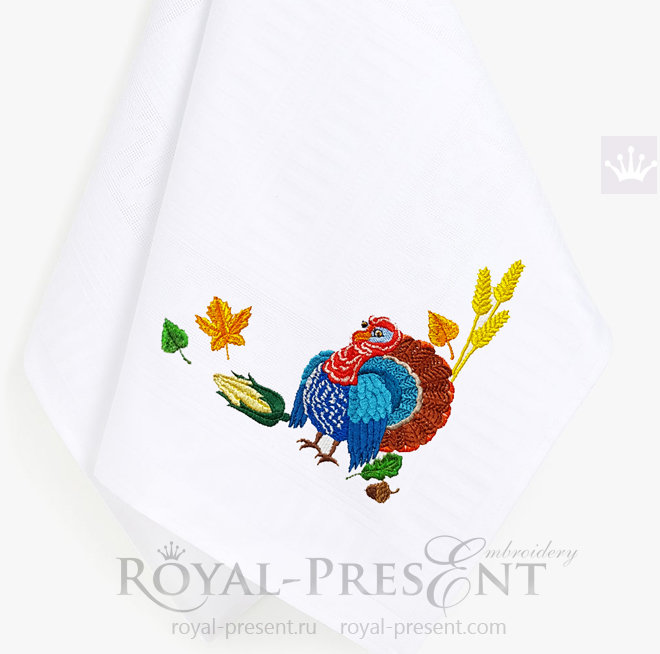 Happy Thanksgiving Machine Embroidery Designs Pack - 7 in 1 RPE-1473