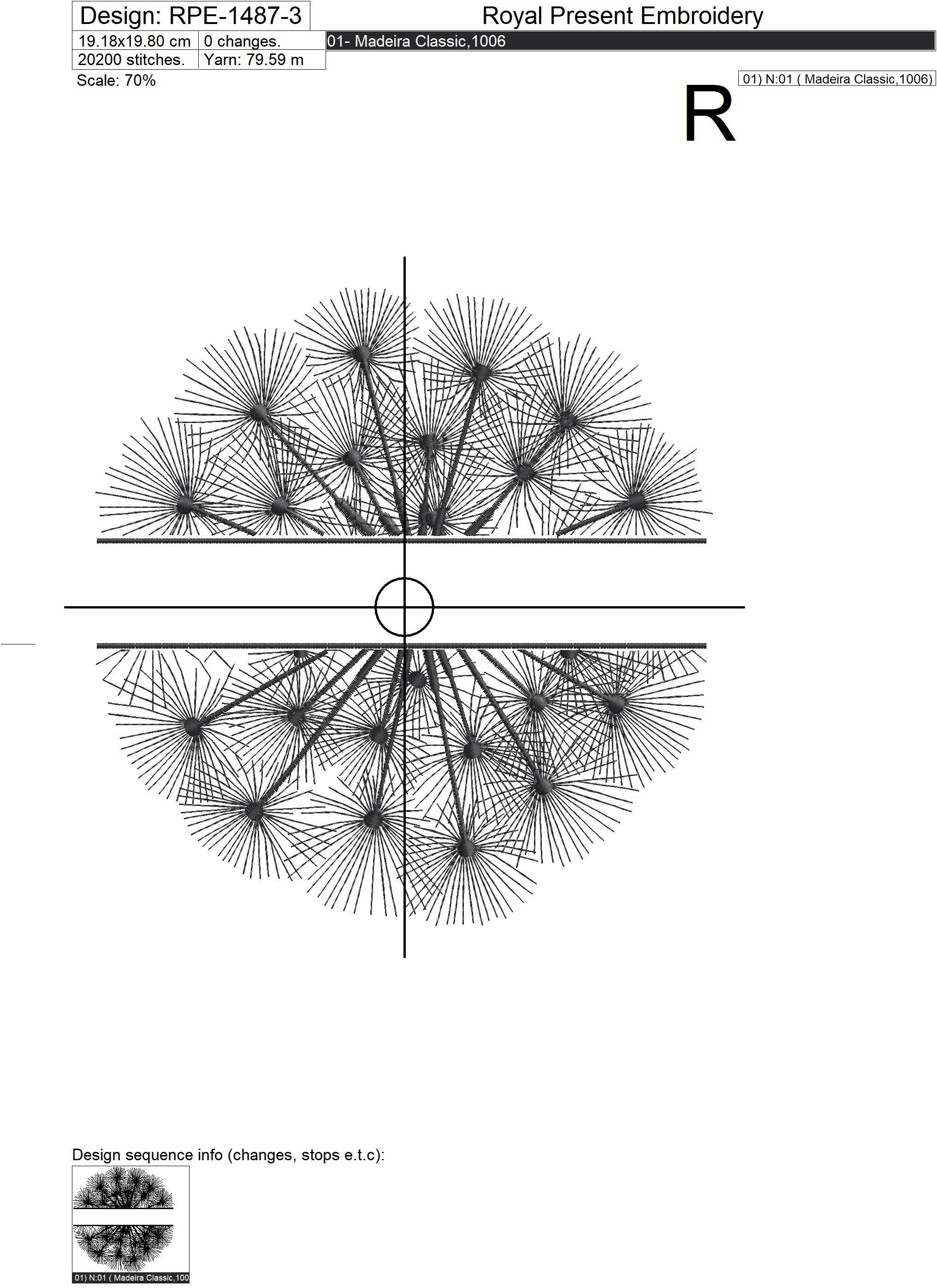 Machine Embroidery Design Dandelion Split Name Frame - 3 sizes