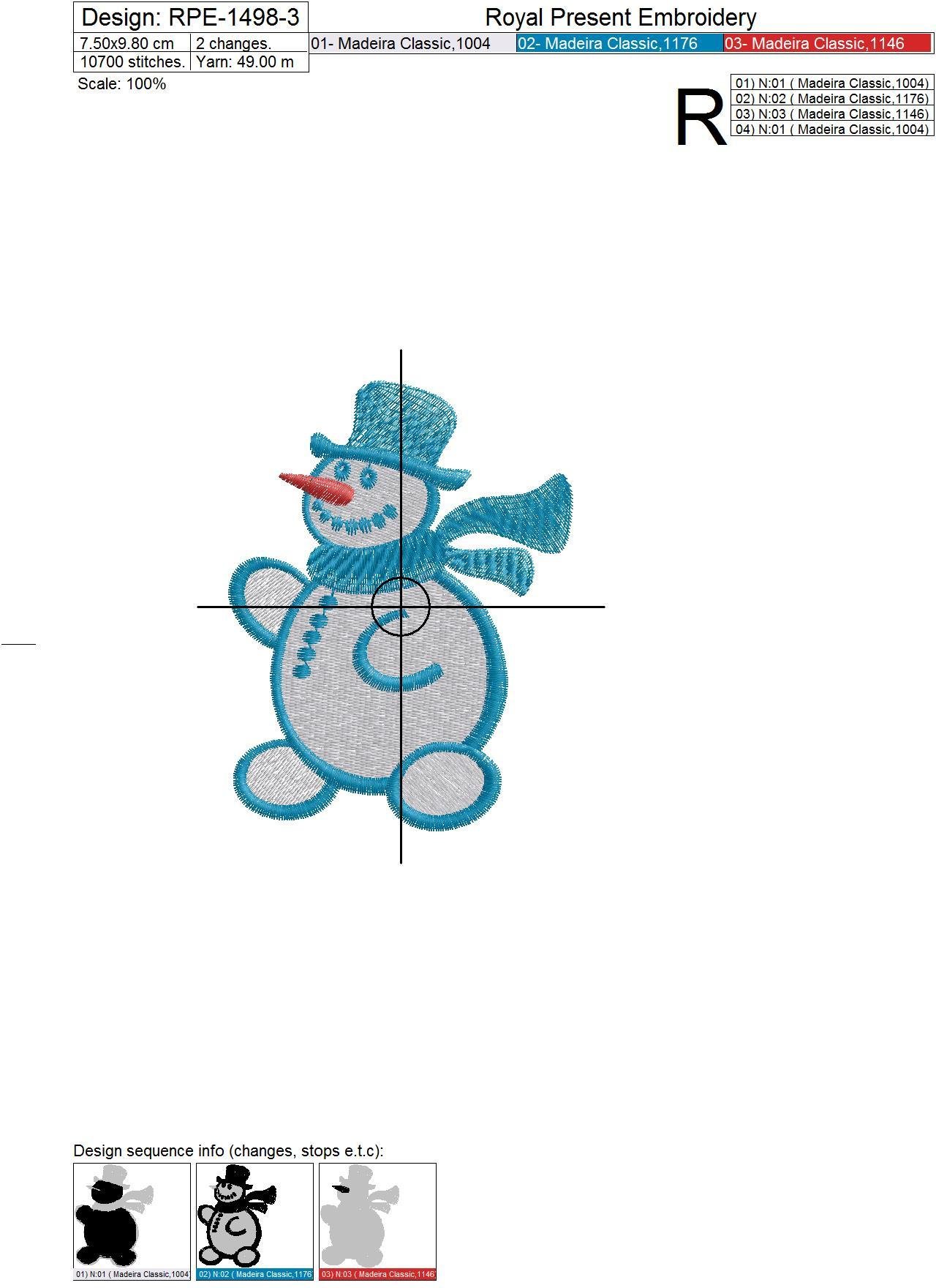 Cartoon Snowballs Machine Embroidery Designs