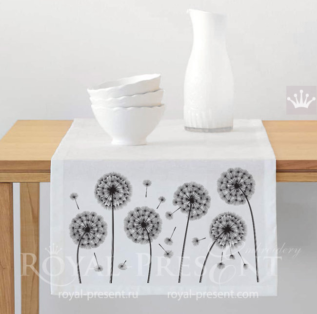 Dandelions Machine Embroidery Designs - 6 in 1