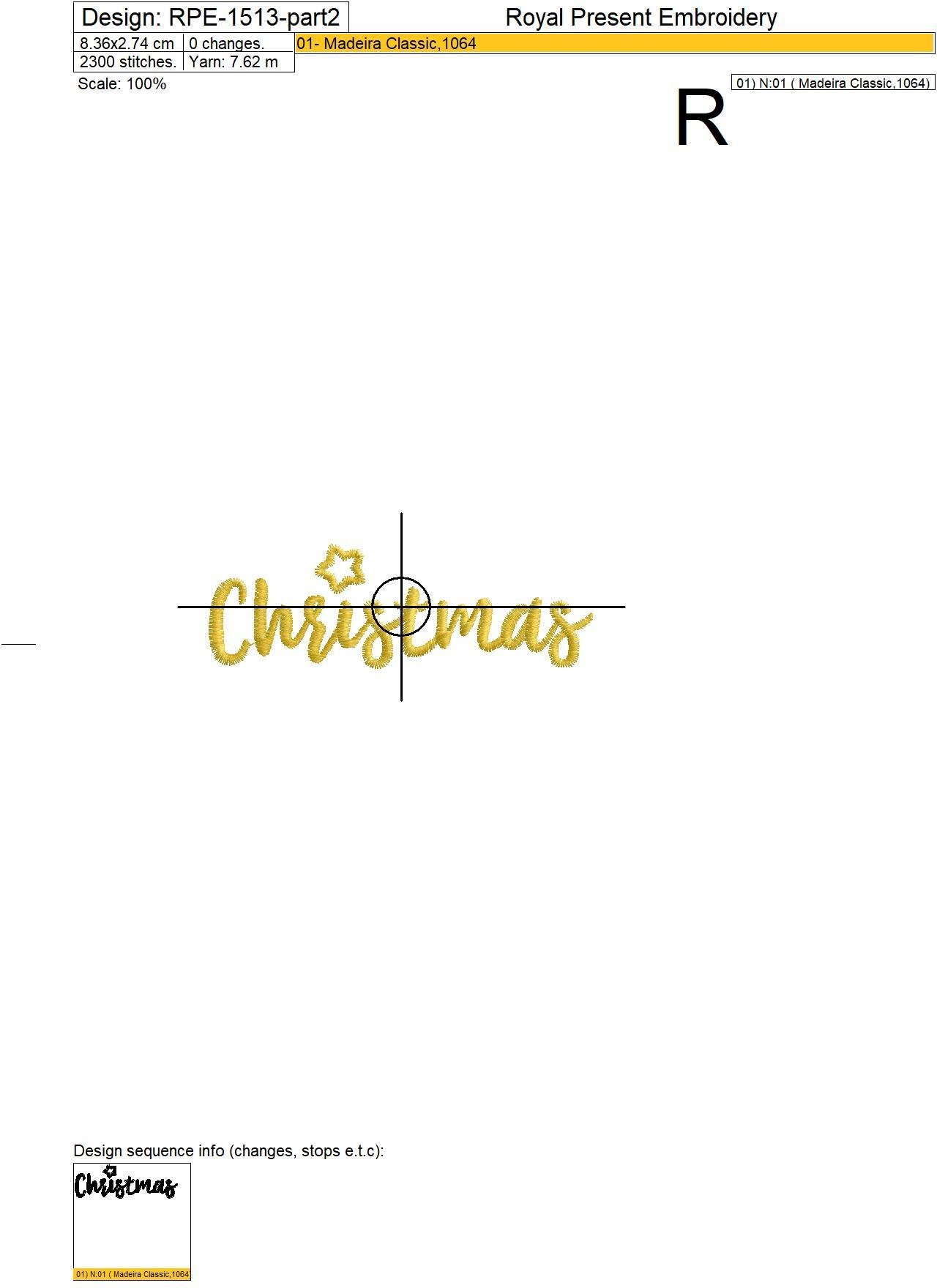 Christmas Unicorn Machine Embroidery Designs Set