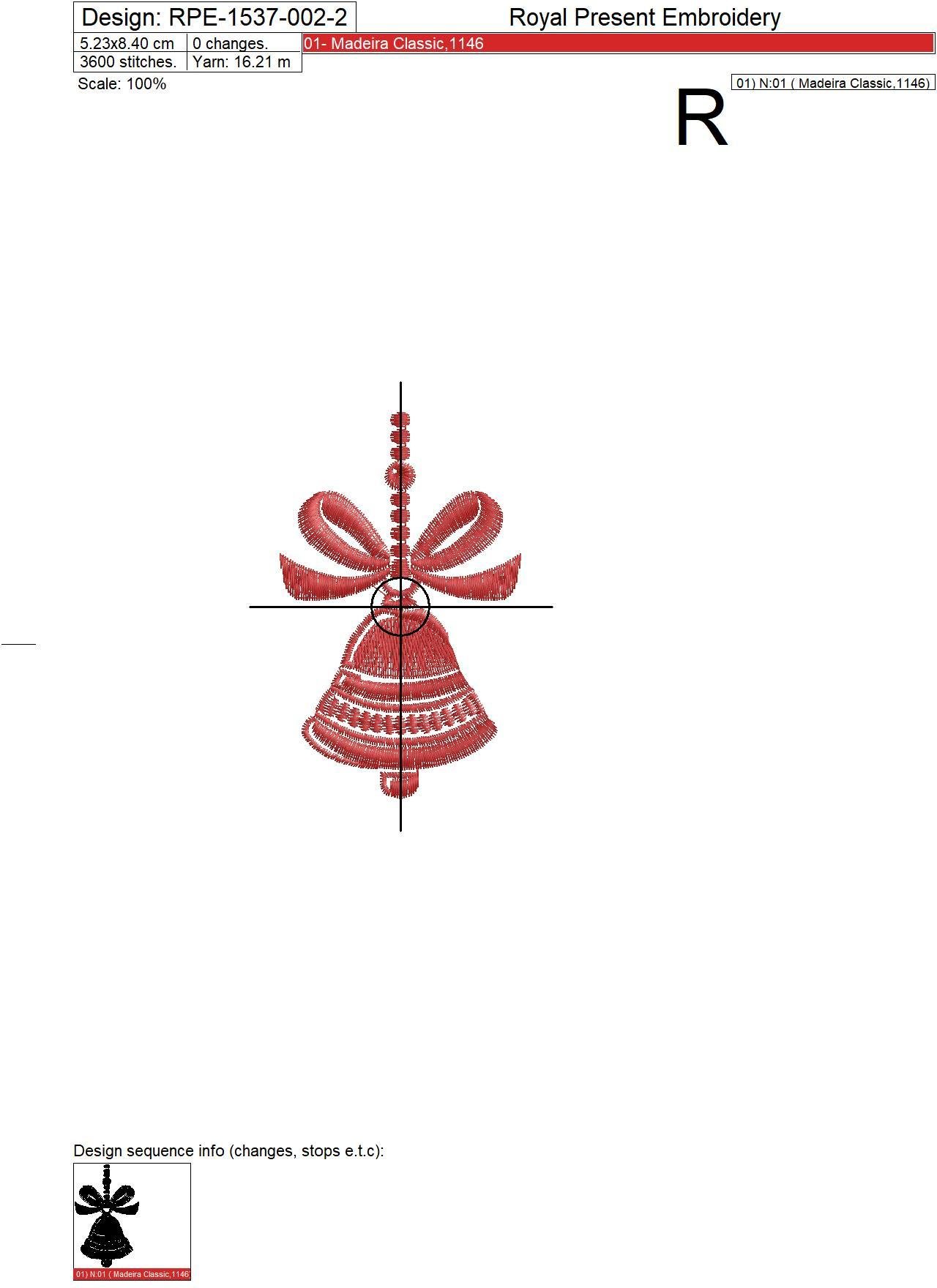 Christmas decorations Embroidery Designs Set - 3 in 1