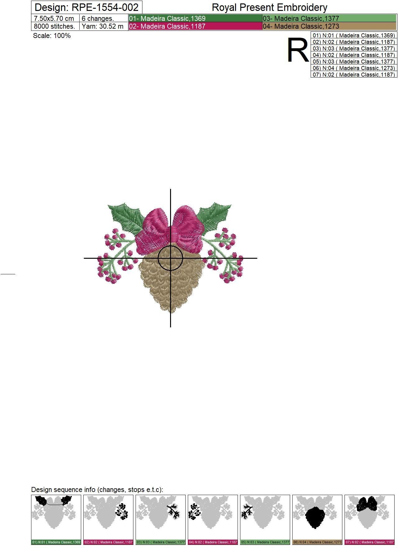 Winter decorations Machine Embroidery Designs