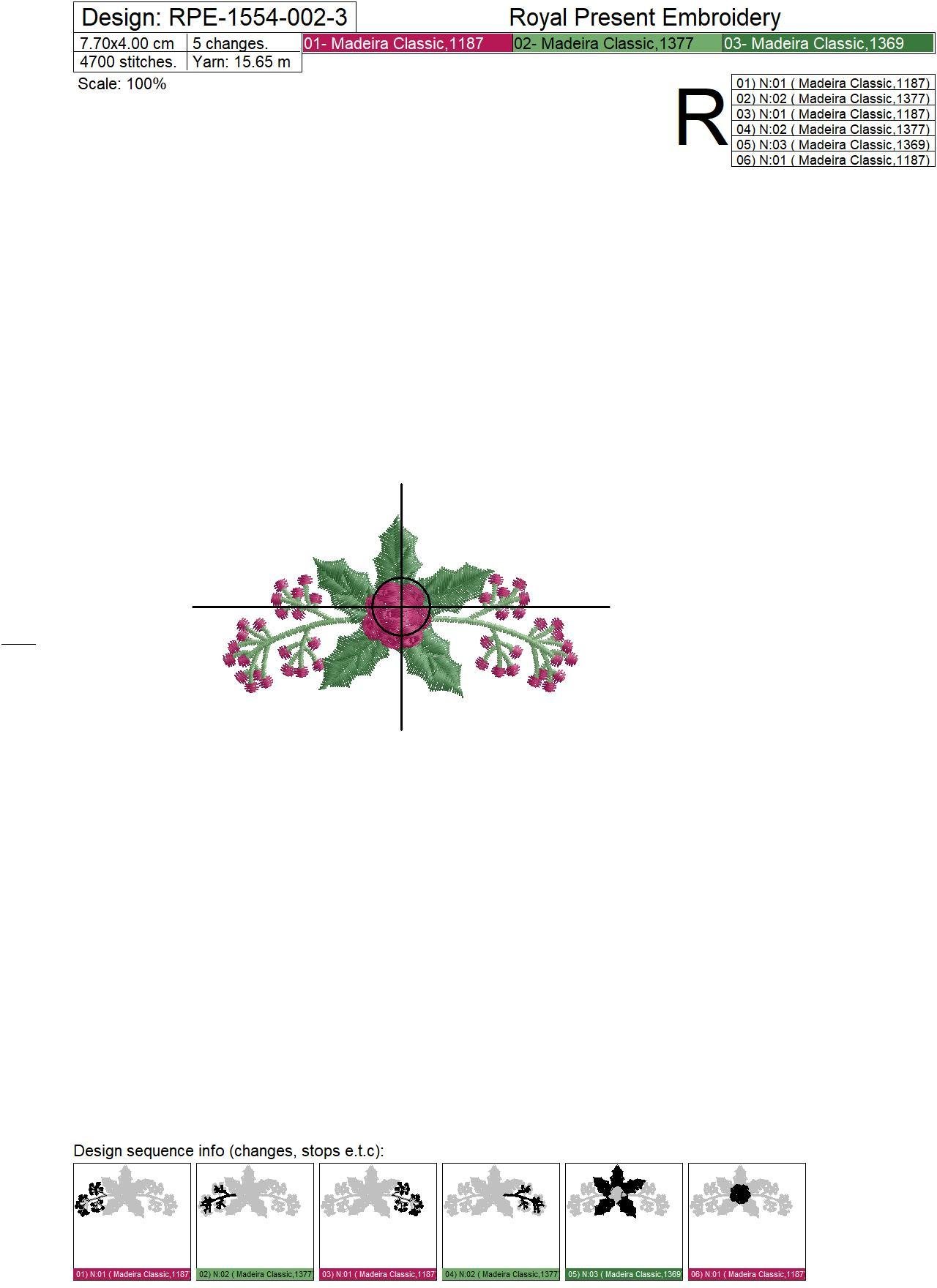 Winter decorations Machine Embroidery Designs