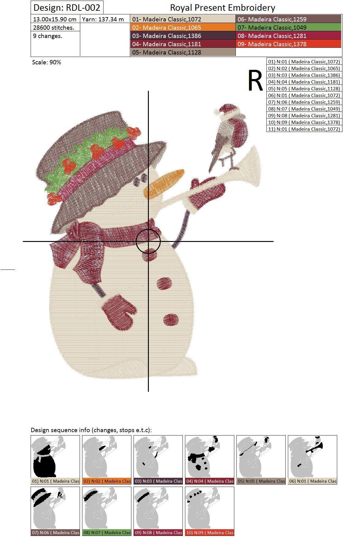Set of 3 Machine Embroidery Designs for Christmas pillow