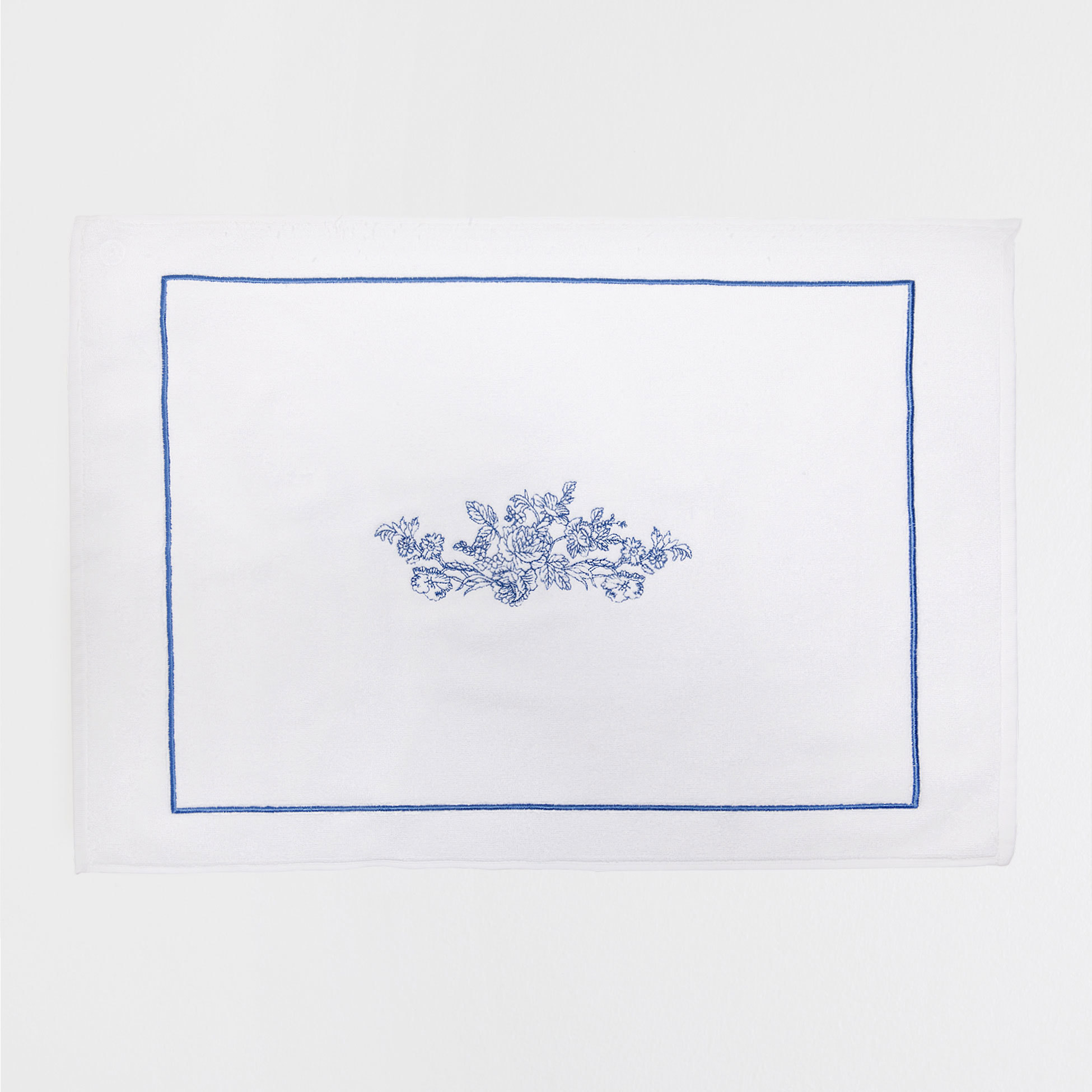 Machine Embroidery Design Blue flowers - 3 sizes