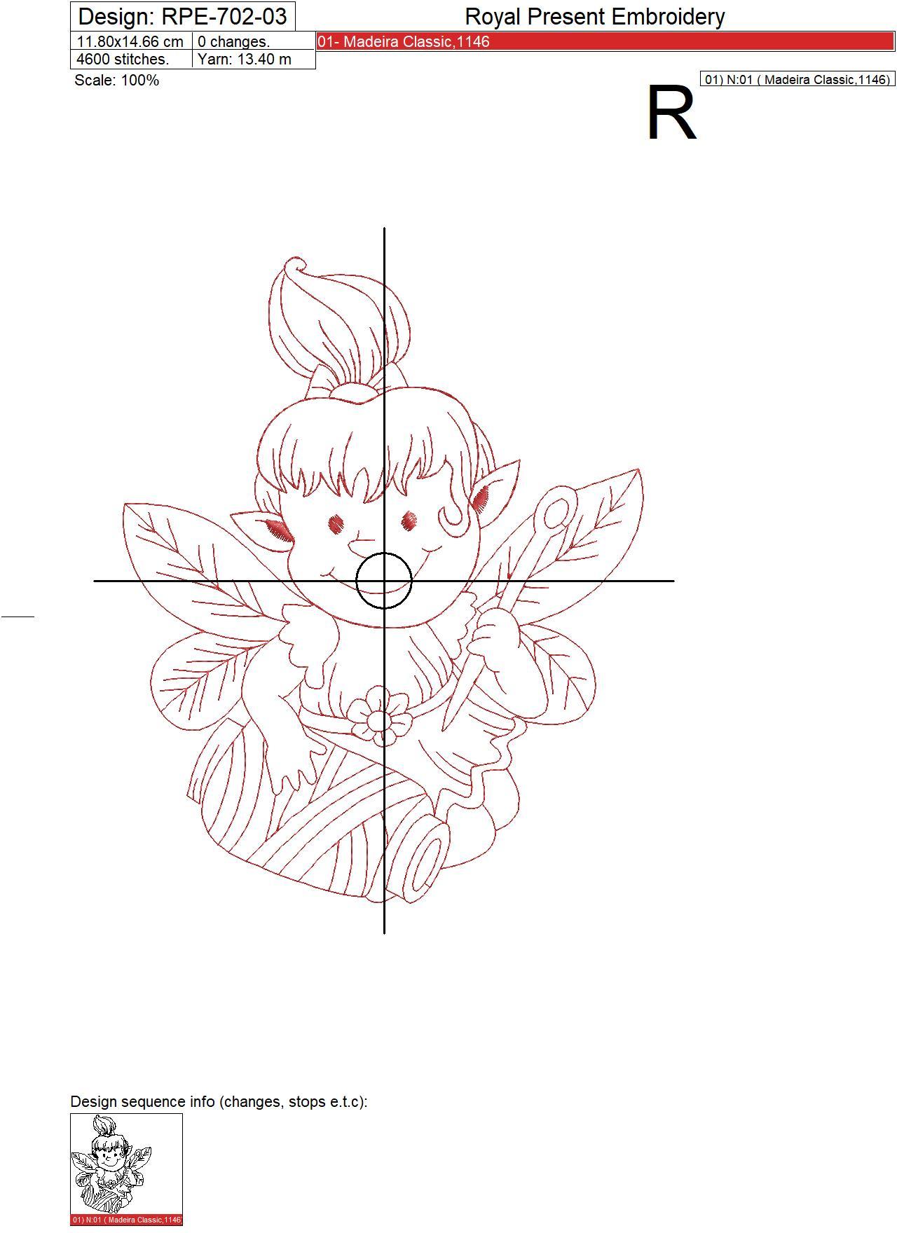 Sewing Fairy Free Machine Embroidery Designs