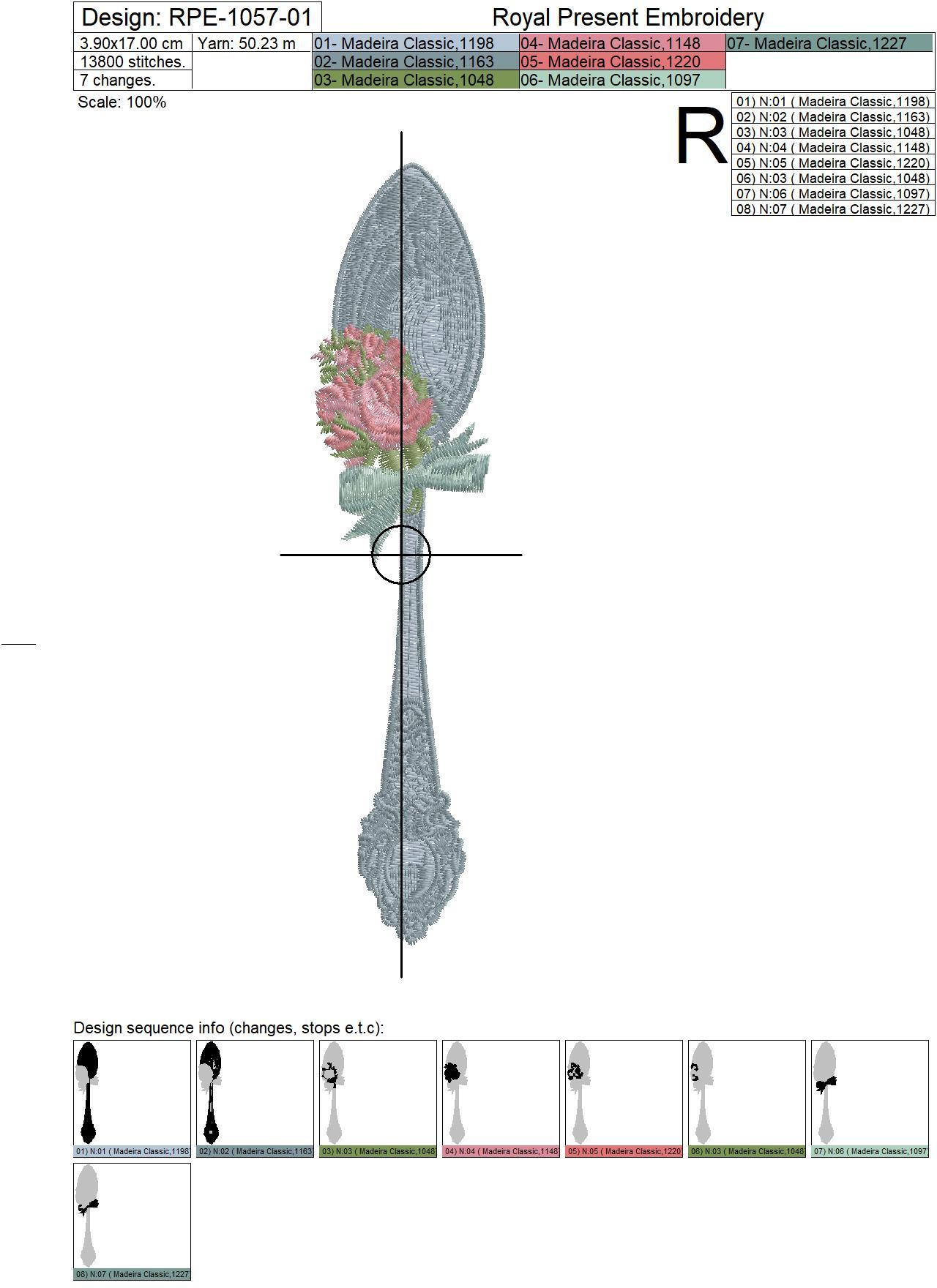 Machine embroidery designs Vintage Cutlery - 3 in 1