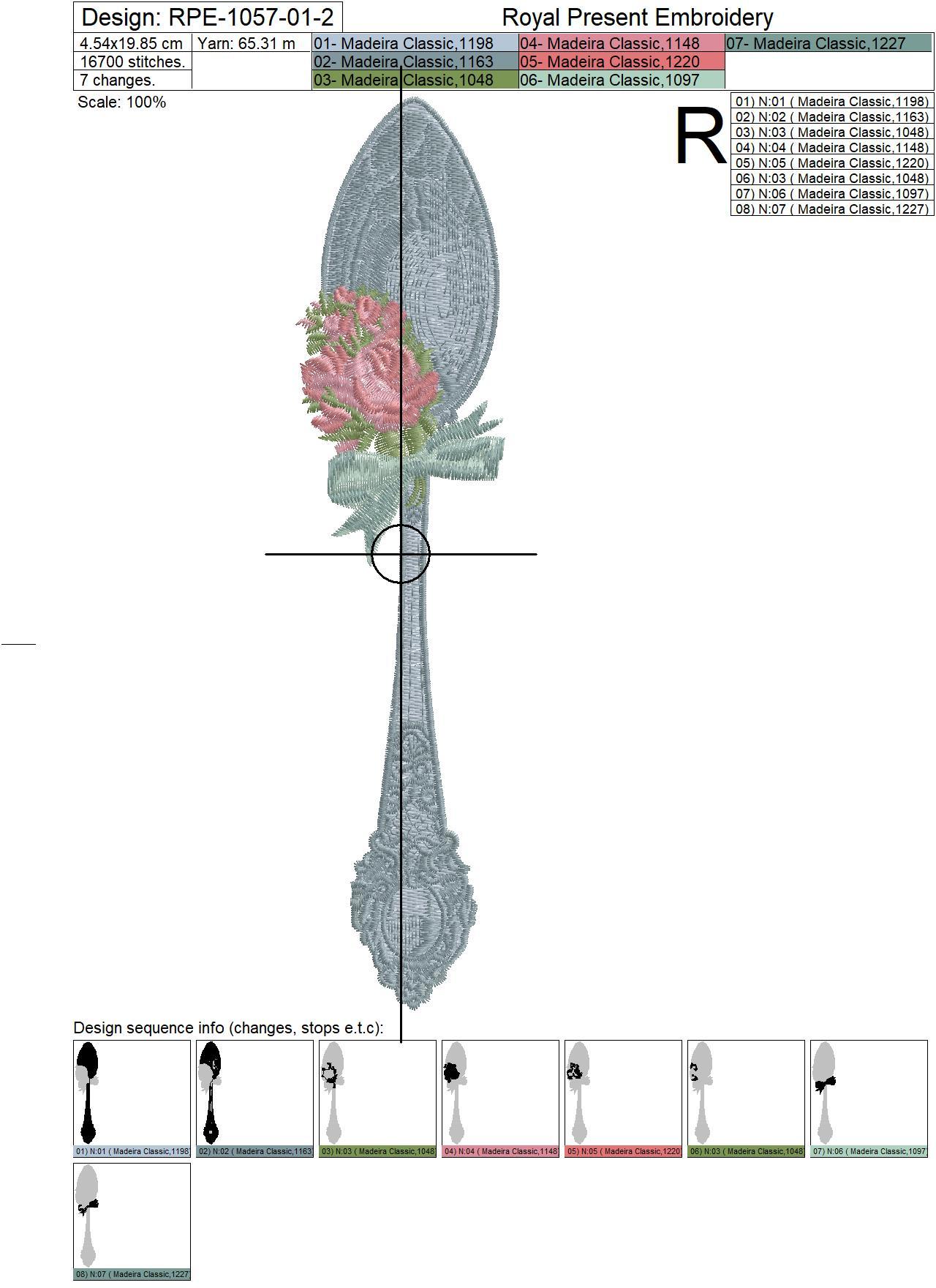 Machine embroidery designs Vintage Cutlery - 3 in 1