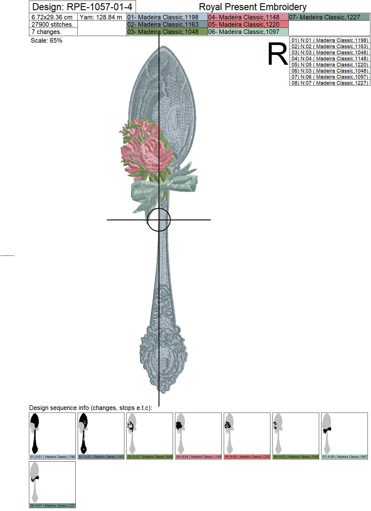 Machine embroidery designs Vintage Cutlery - 3 in 1