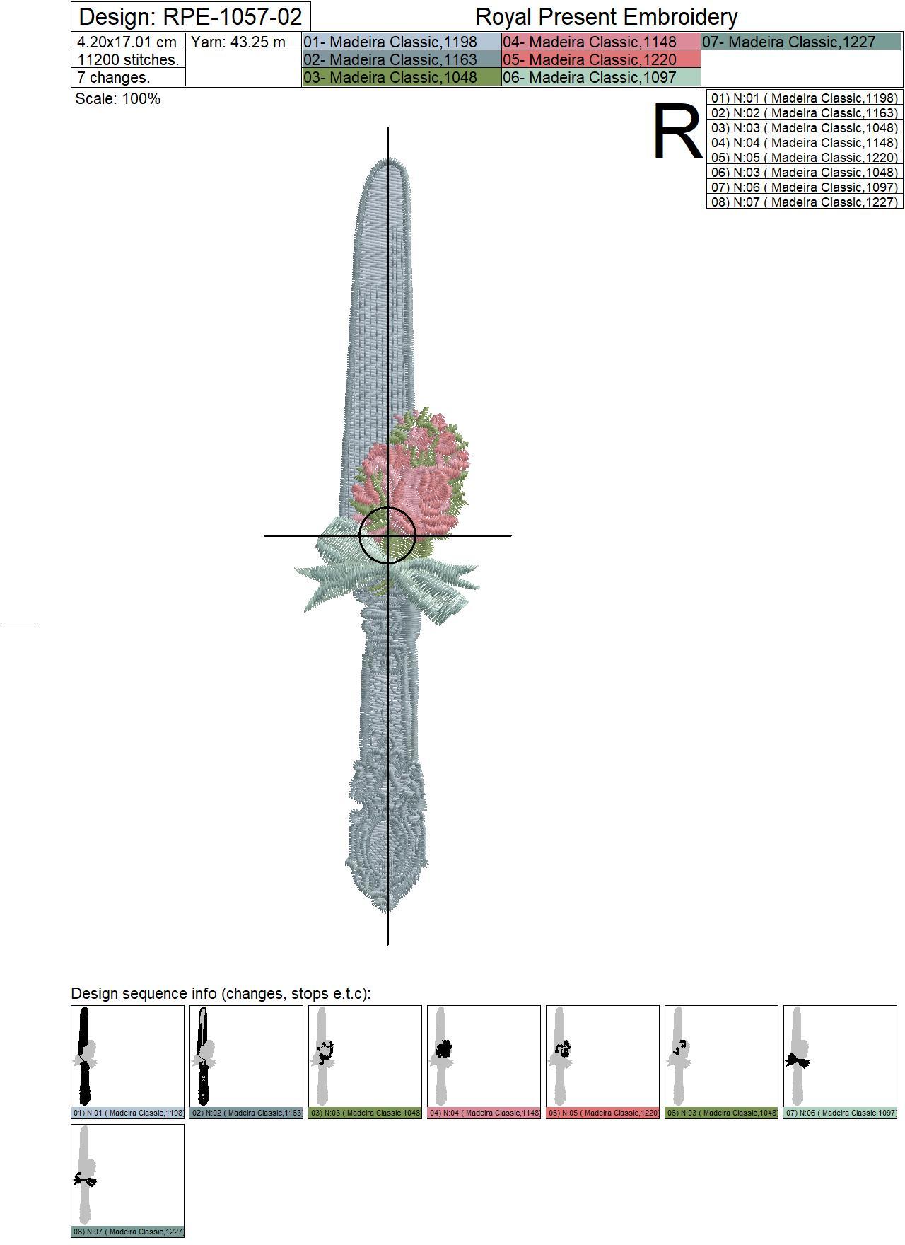 Machine embroidery designs Vintage Cutlery - 3 in 1