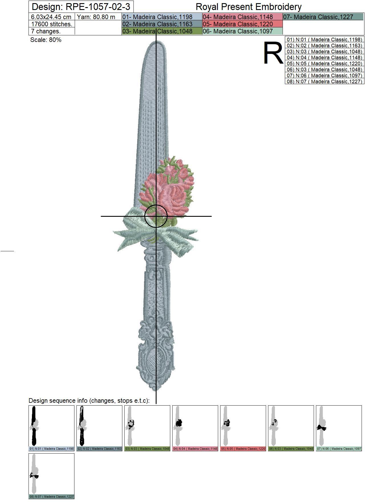 Machine embroidery designs Vintage Cutlery - 3 in 1