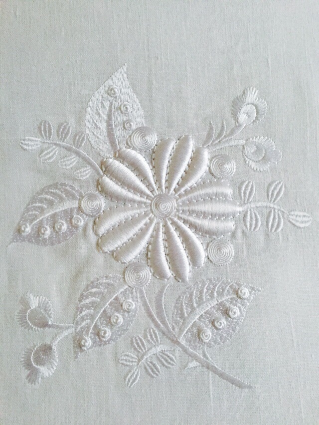 Machine Embroidery Design Fantastic flowers 3D - 2 sizes