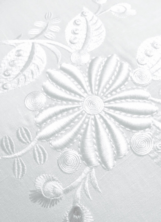 Machine Embroidery Design Fantastic flowers 3D - 2 sizes