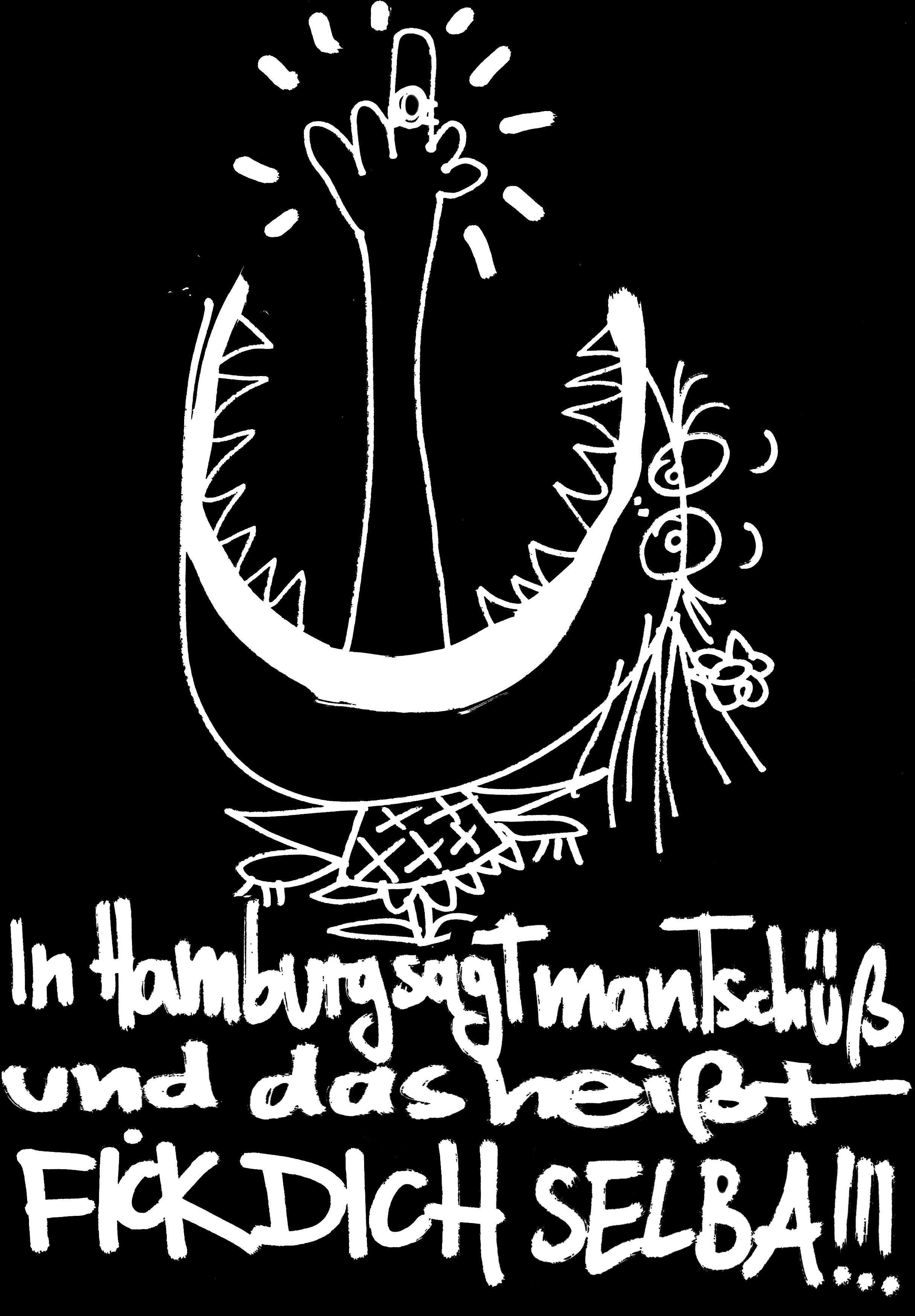 Klara Ansage Postkarte 69_Klara Ansage Postkarte