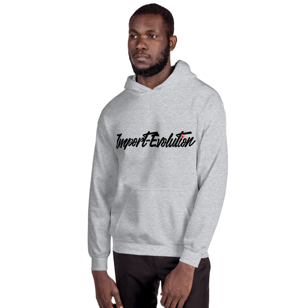 IE (Straight Logo) Hooded Sweatshirt