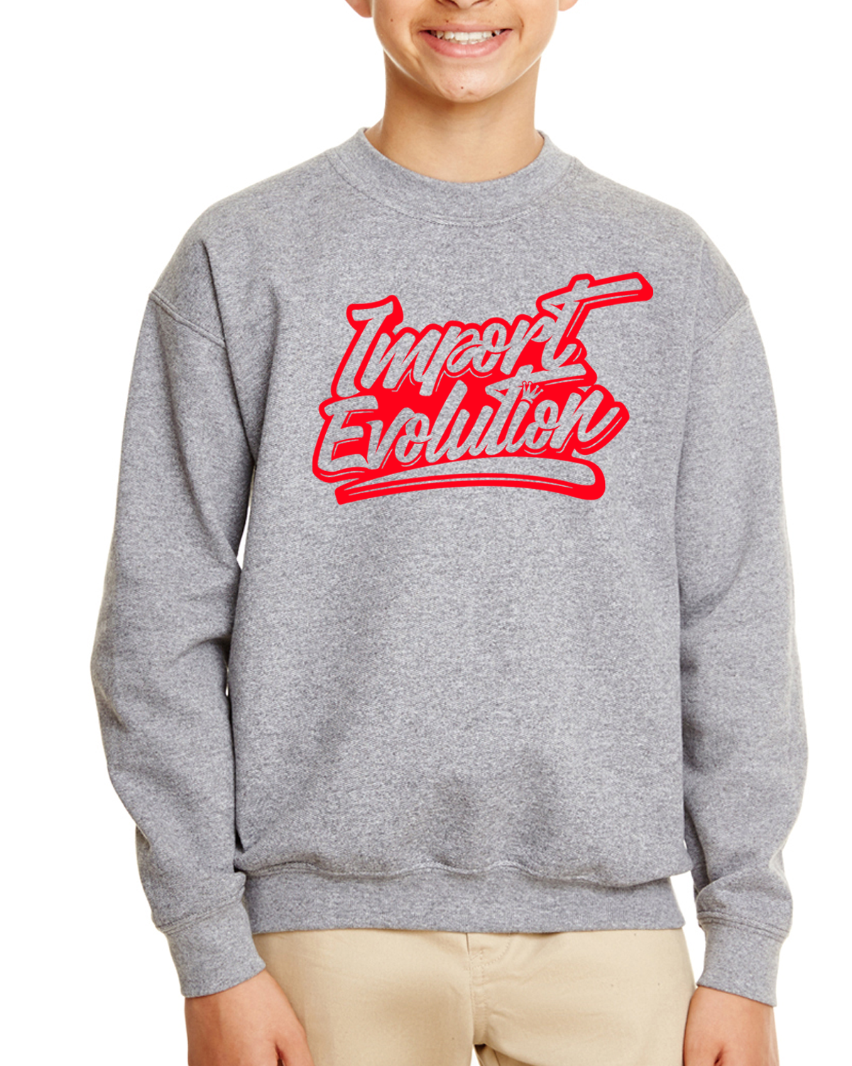 Youth Heavy Blend™ 8 oz., 50/50 Fleece Crew 0004