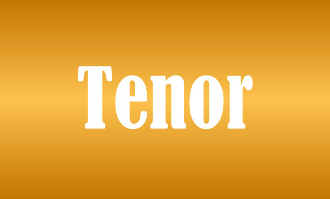Tenor Level Sponsorship 18SSPTN